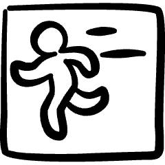 Focus Motion Icon from Freehand Set