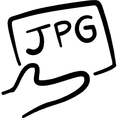 Image Document Jpg Icon from Freehand Set