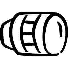 Lens Horizontal Icon from Freehand Set