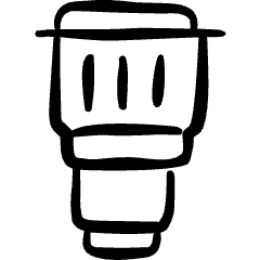 Lens Vertical Icon from Freehand Set