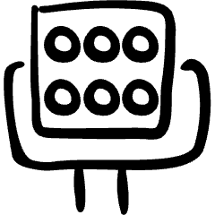 Light Spotlight Icon from Freehand Set