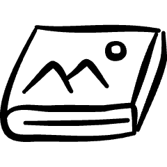 Picture Album 2 Icon from Freehand Set