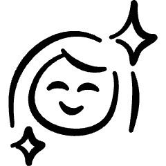 Retouch Face Icon from Freehand Set