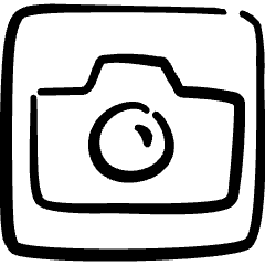 Taking Pictures Square Icon from Freehand Set