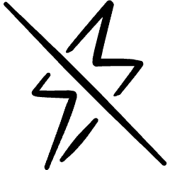 Connect Flash Disable Icon from Freehand Set
