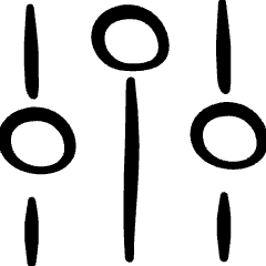 Controls Sliders Vertical Icon from Freehand Set