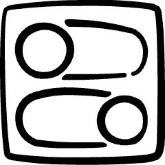 Controls Toggle Horizontal Icon from Freehand Set
