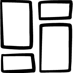 Dashboard Layout Icon from Freehand Set