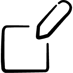 Edit Pencil Write 2 Icon from Freehand Set