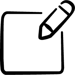 Edit Pencil Write Icon from Freehand Set