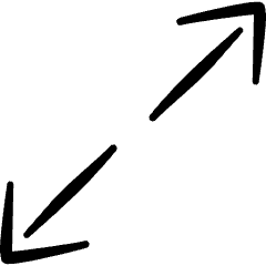 Expand Arrow 2 Icon from Freehand Set