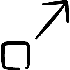 Expand Arrow Square 2 Icon from Freehand Set