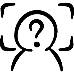 Face Id Male Icon from Freehand Set