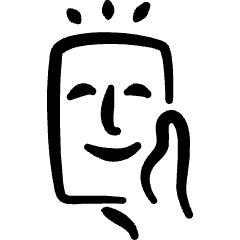 Face Id Smartphone Icon from Freehand Set