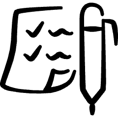 Form Edition Checklist Pen Icon from Freehand Set