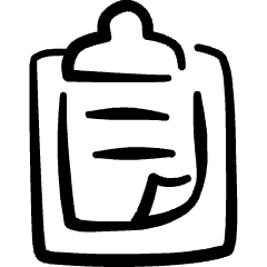 Form Edition Clipboard Icon from Freehand Set