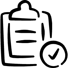 Form Edition Clipboard Check Icon from Freehand Set