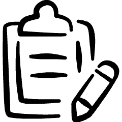 Form Edition Clipboard Edit Icon from Freehand Set