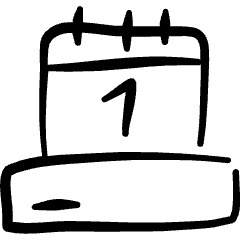 Form Edition Date 1 Icon from Freehand Set