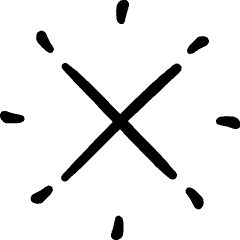 Form Validation Close Icon from Freehand Set