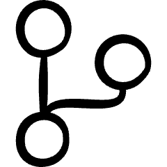 Workflow Branch Icon from Freehand Set