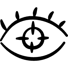 Iris Scan Target 1 Icon from Freehand Set