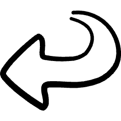 Keyboard Arrow Return 2 Icon from Freehand Set