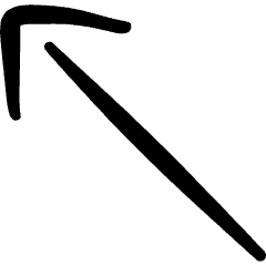 Keyboard Arrow Top Left Icon from Freehand Set