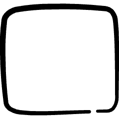 Keyboard Button Blank Icon from Freehand Set