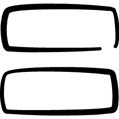 Layouts Agenda Icon from Freehand Set