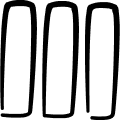 Layouts Column Icon from Freehand Set