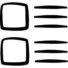 Layouts Content Icon from Freehand Set