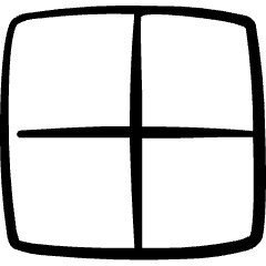 Layouts Horizontal Vertical Split Icon from Freehand Set