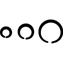 Loading Blinking Circles 1 Icon from Freehand Set