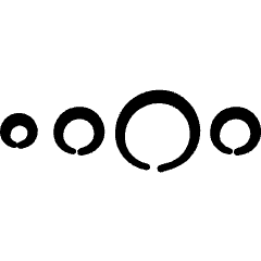 Loading Blinking Circles Icon from Freehand Set