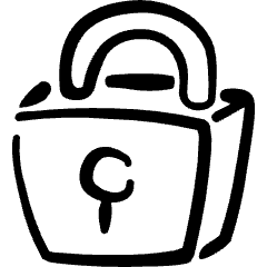 Lock Square 1 Icon from Freehand Set