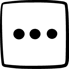 Menu Navigation Horizontal Square Icon from Freehand Set