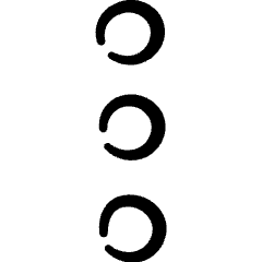 Menu Navigation Vertical Icon from Freehand Set