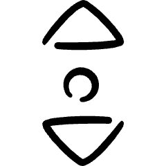 Move Scroll Vertical 1 Icon from Freehand Set
