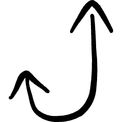 Multimedia Controls Curve Arrow Icon from Freehand Set