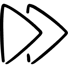 Navigation Double Arrow Right Icon from Freehand Set