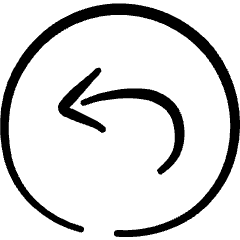 Navigation Left Circle Icon from Freehand Set