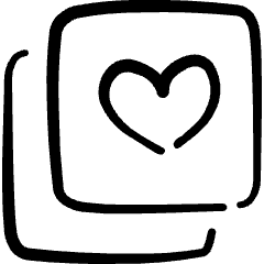 Paginate Filter Heart Icon from Freehand Set