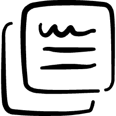 Paginate Filter Text Icon from Freehand Set