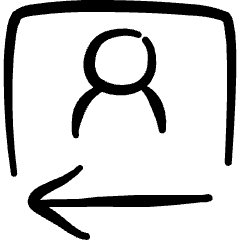 Paragraphs Align Image Landscape Icon from Freehand Set