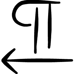 Paragraphs Right To Left Icon from Freehand Set