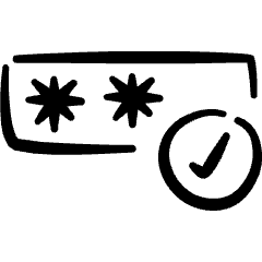 Password Approved 1 Icon from Freehand Set