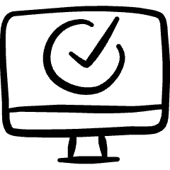 Password Desktop Approved Icon from Freehand Set