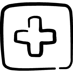 Add Square 2 Icon from Freehand Set