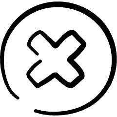 Remove Delete Circle Bold Icon from Freehand Set